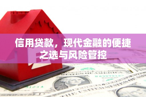 西陵信用贷款，现代金融的便捷之选与风险管控