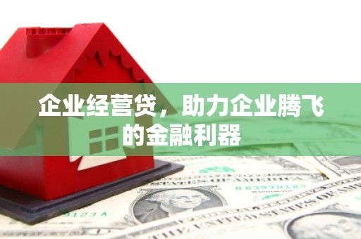 闽侯企业经营贷，助力企业腾飞的金融利器