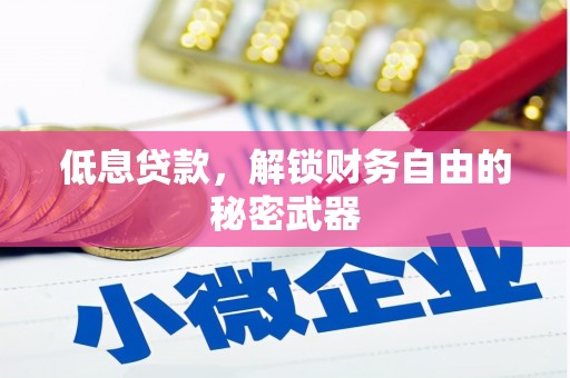 汤原低息贷款，解锁财务自由的秘密武器