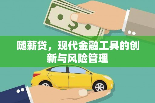 红原随薪贷，现代金融工具的创新与风险管理