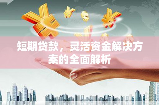 宜君短期贷款，灵活资金解决方案的全面解析