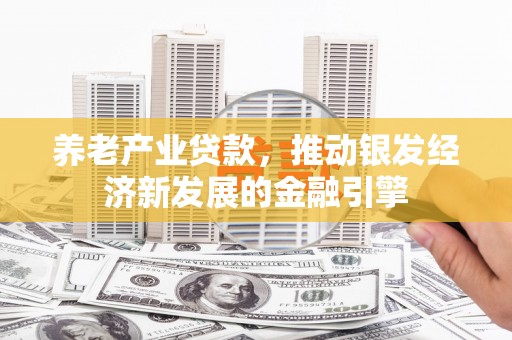 涧西养老产业贷款，推动银发经济新发展的金融引擎