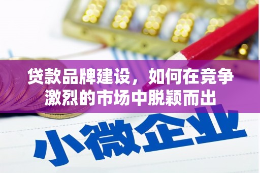 东乡族贷款品牌建设，如何在竞争激烈的市场中脱颖而出