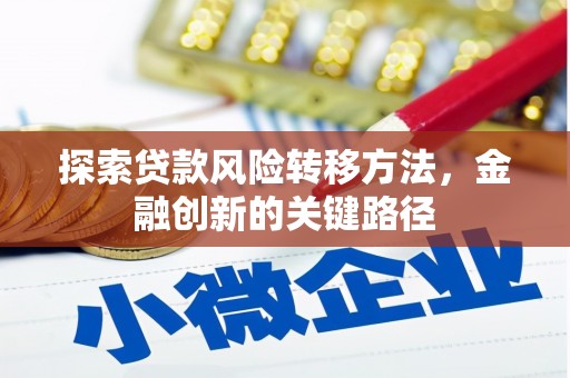 开福探索贷款风险转移方法，金融创新的关键路径