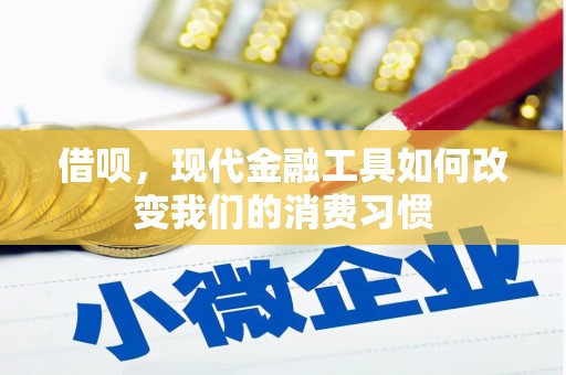 官田借呗，现代金融工具如何改变我们的消费习惯