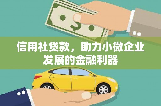 子洲信用社贷款，助力小微企业发展的金融利器