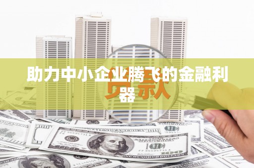 勐海助力中小企业腾飞的金融利器
